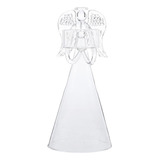 Configuração Do Suporte De Anjo De Vidro Transparente