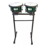 Congas Compactas Verde + Suporte Rack