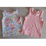 Conj. 02 Pçs - Camisetas Regatas - Infantil - Tam 18 Meses