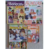 Conj. 04 Revistas - Artesanato Bonecas Pano - Antigas