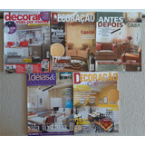 Conj. 05 Revistas - Decoração Casa