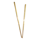 Conj 5 Pares Hashi De Metal Inox Dourado - Estilo Coreano