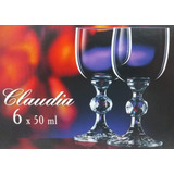 Conjunto 08 Taças Cristal Bohemia Claudia