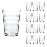 Conjunto 12 Copo Vidro Ginga Transparente 265ml Nadir Agua