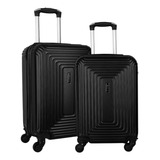 Conjunto 2 Mala De Viagem Fibra C/rodinha 360° P/pp Promoção