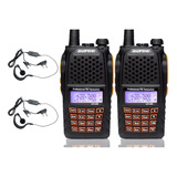 Conjunto 2 Rádios Comunicador Uv-6r Baofeng