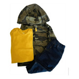 Conjunto 3 Peças Carter's Menino Inverno Estampa Militar