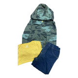 Conjunto 3 Peças Carter's Menino Inverno Estampa Militar