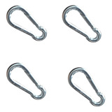 Conjunto 4 Mosquetões 5cm 100kg - Academia