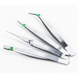 Conjunto 4 Pinças De Precisão Profissional Para Manutenções