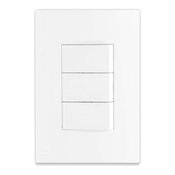 Conjunto 4x2 Interruptor Triplo Simples 10a 