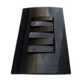 Conjunto 4x2 Placa+suporte Interruptor 6 Teclas Ebony Margir
