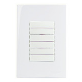 Conjunto 4x2 Placa+suporte Interruptor 6 Teclas Margirius