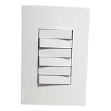 Conjunto 4x2 Placa+suporte Interruptor 6 Teclas Margirius