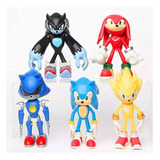 Conjunto 5 Bonecos Sonic The Hedgehog
