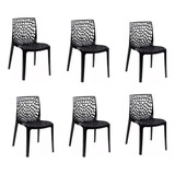 Conjunto 6 Cadeira Gruvyer Jantar Escritório Top