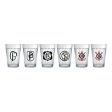 Conjunto 6 Copos Americanos Corinthians Timao