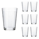 Conjunto 6 Copos Vidro Ginga Transparente 265ml Nadir Agua
