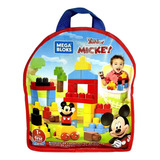 Conjunto 60 Blocos Montar Bebê Mickey Mouse Disney Original