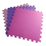 Conjunto 9 Tatames Tapetes Eva Infantil Meninas 50x50x2cm
