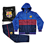 Conjunto Agasalho De Time (barcelona) Blusa E Calça