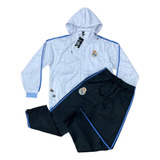 Conjunto Agasalho De Time Real Madri Blusa /calça /bag