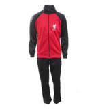 Conjunto Agasalho Liverpool Masculino Vermelho Oficial Nfe