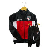 Conjunto Agasalho São Paulo Spfc Time De Futebol Infantil