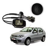 Conjunto Alavanca Trambulador Pomo Preto Palio 1.4 8v 2007