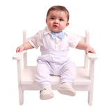 Conjunto Bebe Para Batizado Menino Pedro