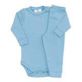 Conjunto Bebê Térmico Segunda Pele Peluciado Body E Calça 