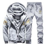 Conjunto Blusa E Calça Moletom Masculino Termico Pelúcia