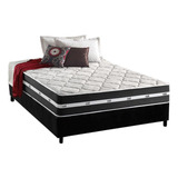 Conjunto Box Casal: Colchão Molas Anjos Superlastic Classic+