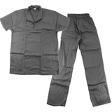 Conjunto Brim (jaleco E Calça Elástico) Uniforme Trabalho