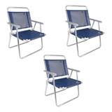 Conjunto Cadeiras De Praia Oversize Resistente