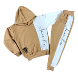 Conjunto Calça Blusa Moletom Frio Casaco Masculino Infantil