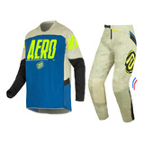 Conjunto Calça Camisa Asw Podium Vitalogy 24 Areia Fluor Azu
