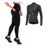 Conjunto Calça Camisa Ciclismo Bike Mtb Forro Multigomos D90