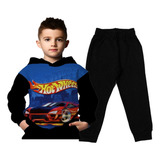 Conjunto Calça E Blusa,moletom Hot Wheels