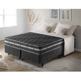Conjunto Cama Box Queen Size Espuma D45 Brooklyn Extra Firme