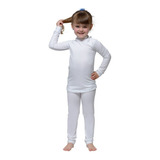 Conjunto Camisa Térmica + Calça Térmica Para Frio Infantil