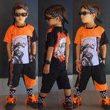 Conjunto Camiseta Naruto Masculino Bermuda Infantil
