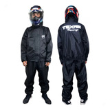 Conjunto Capa De Chuva Nylon Motoboy Motoqueiro Impermeável 