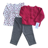 Conjunto Carters Inverno Blusa Bebê Menino Menina