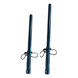 Conjunto Cassetete Tonfa Militar Bastão Tam: 60 Cm / 90 Cm
