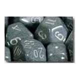 Conjunto Chessex De 7 Dados Rajados Hi-tech Rpg D&d