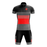 Conjunto Ciclismo Bermuda E Camisa Gpx Speed Red