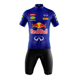 Conjunto Ciclismo Bermuda+camisa Red Bull *frete Grátis*
