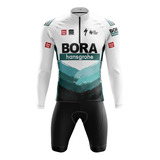 Conjunto Ciclismo Camisa Kit Bermuda Roupa