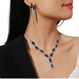 Conjunto Colar + Brinco Festa Casamento Noiva Luxo